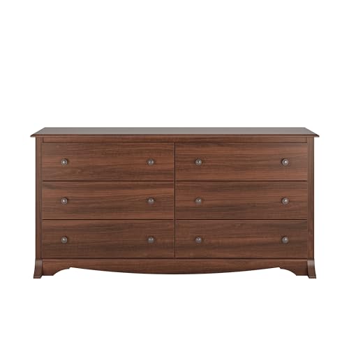 Rustic White Double Drawer Dresser and Three Drawer Nightstand M656