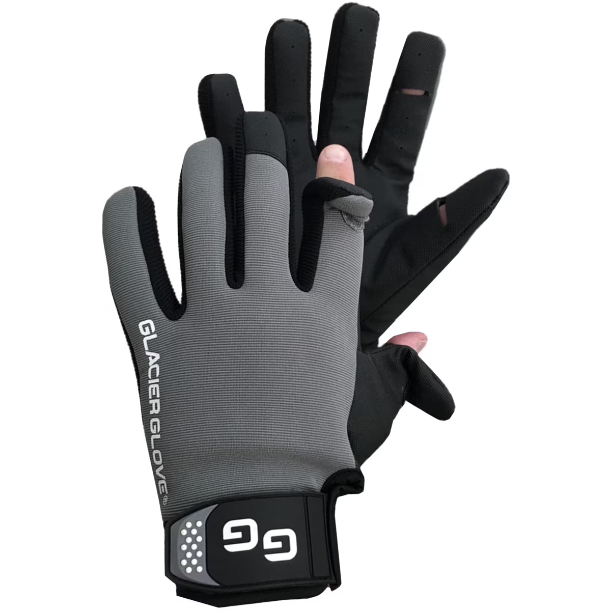 Black Slit Finger Gloves B892