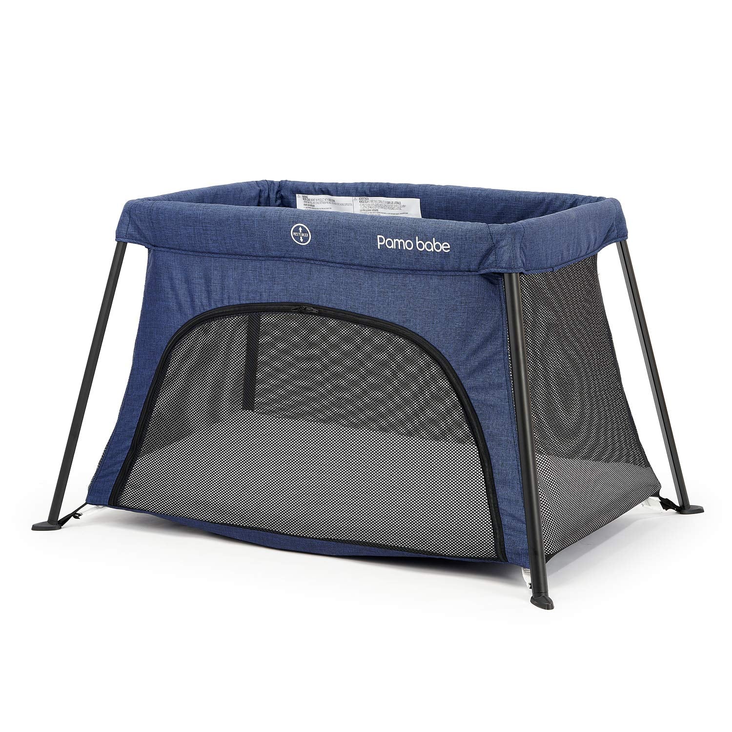 Lightweight Foldable Travel Crib with Carry Bag (Grey) I7200