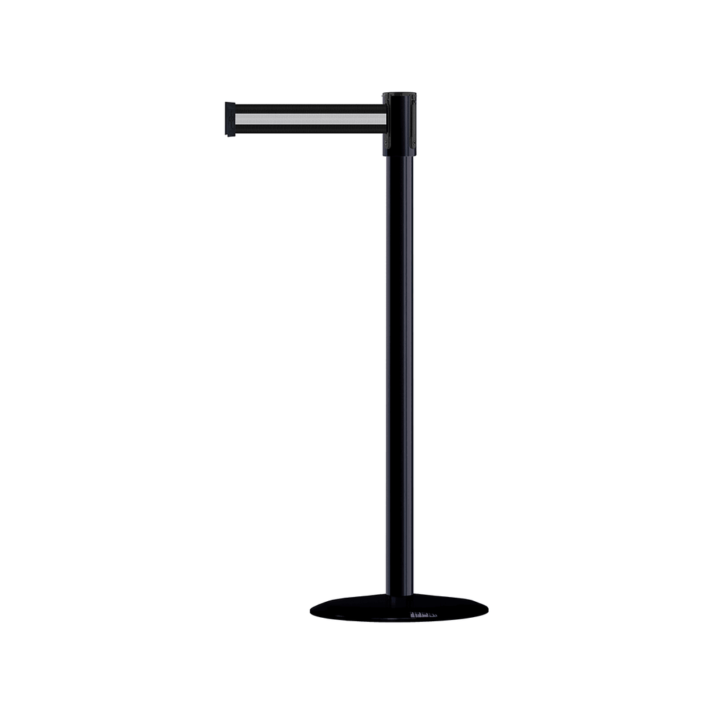 Blue Barrier Post with Belt, 7-1/2 ft. L X467903