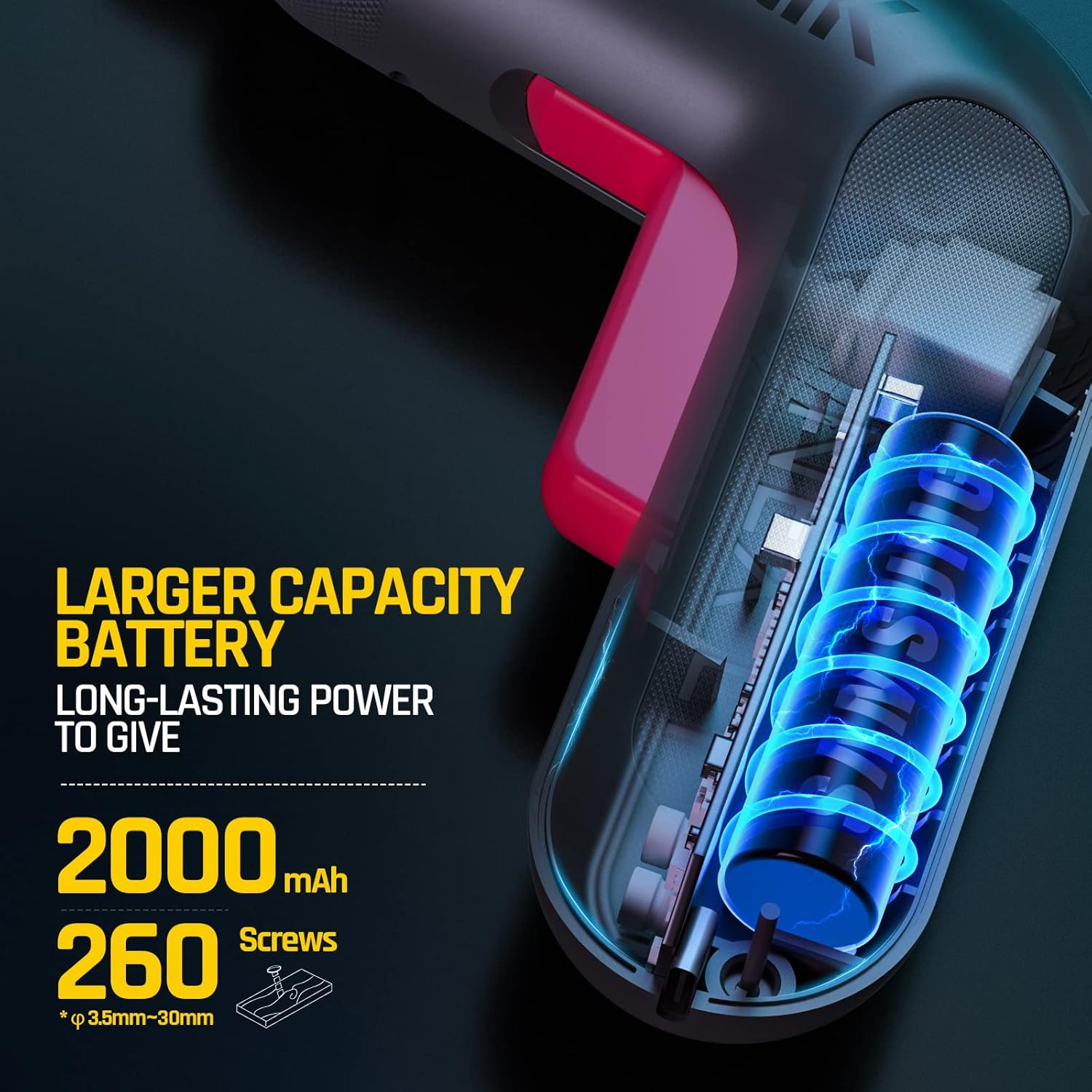 Cordless Car Vacuum & Cordless Screwdriver J7696