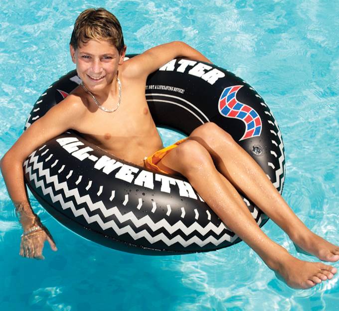 Inflatable Swimming Pool Tire Tube Rings E41022