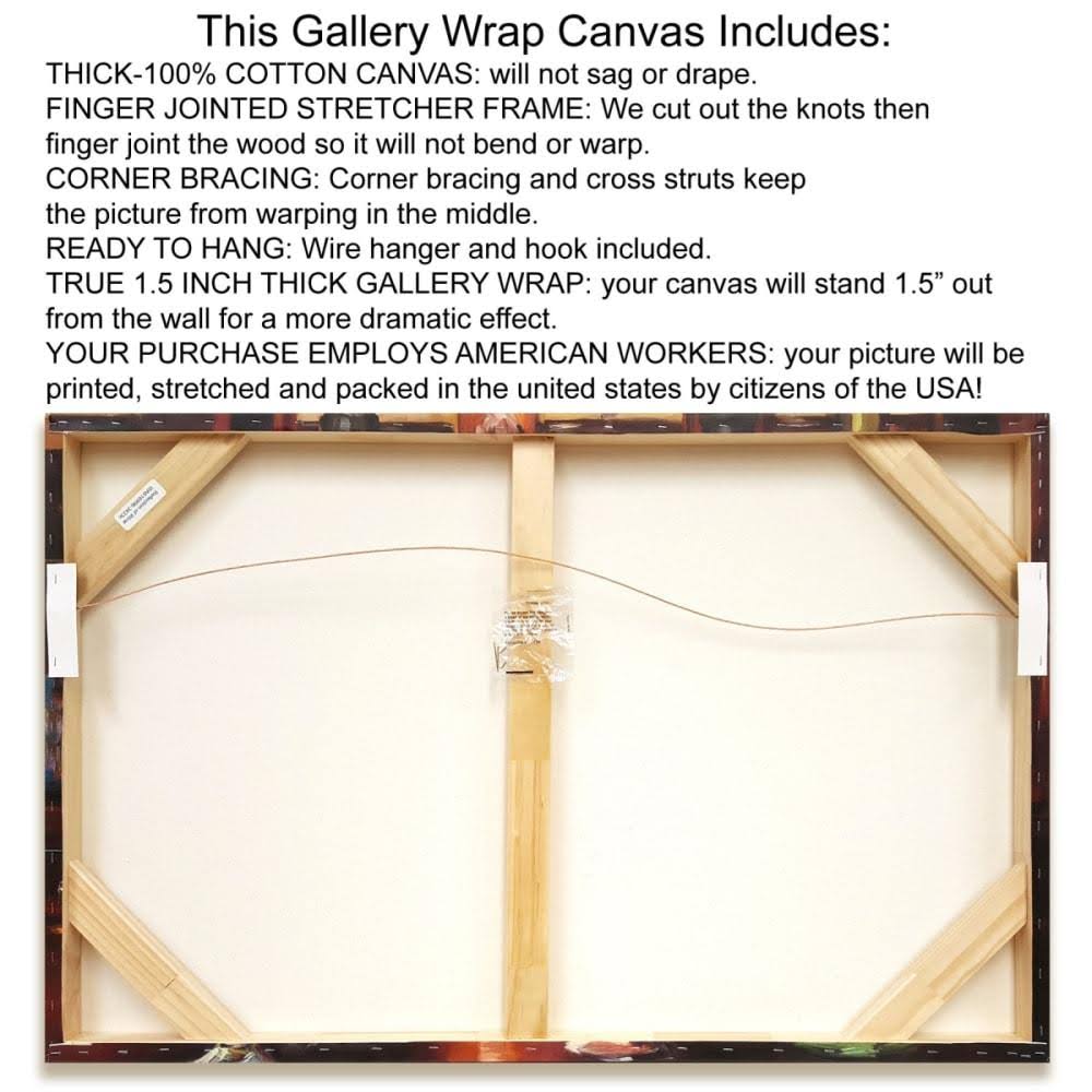 Canvas Art (38 in. W x 28 in. H) P916
