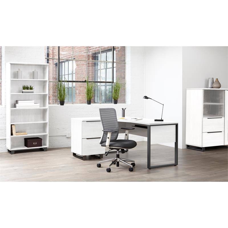 White Bookcase M695