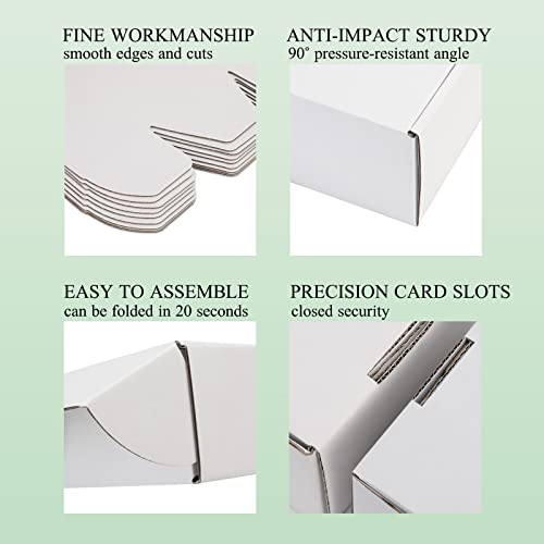 White Corrugated Cardboard Boxes Set of 25 U169431