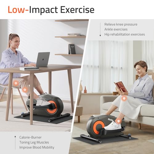 Manual Quiet Under Desk Elliptical U785386