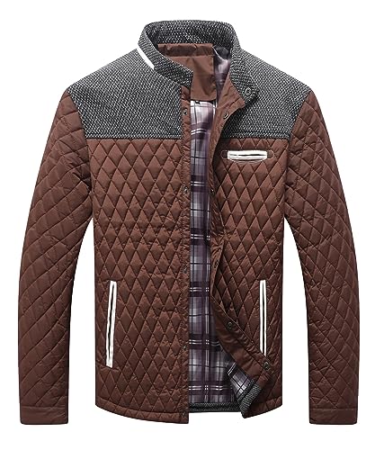 Men's Diamond Quilted Puffer Down Jacket M39507
