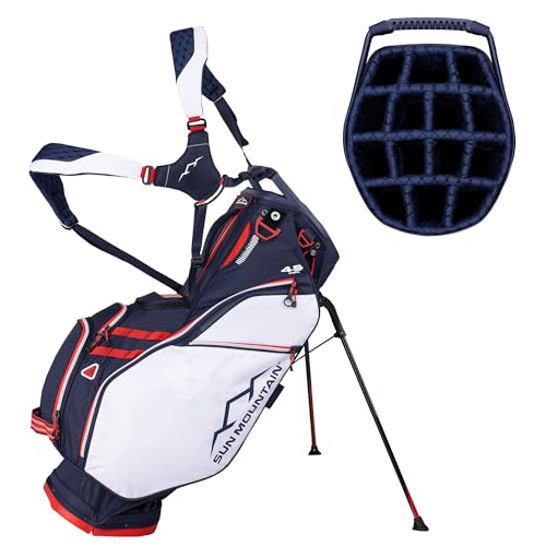 14-Way Golf Stand Bag with Full-Length Pockets and Adjustable Straps R487987