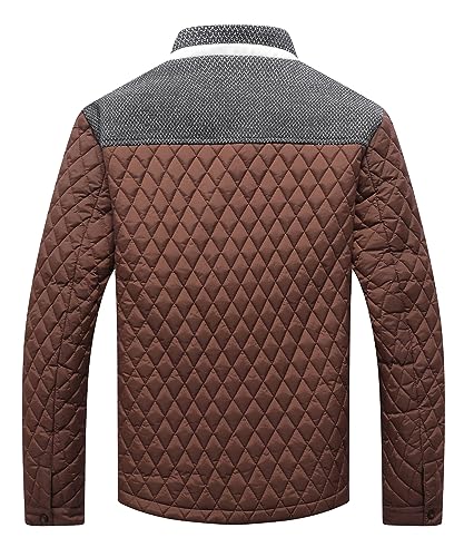 Men's Diamond Quilted Puffer Down Jacket M39507