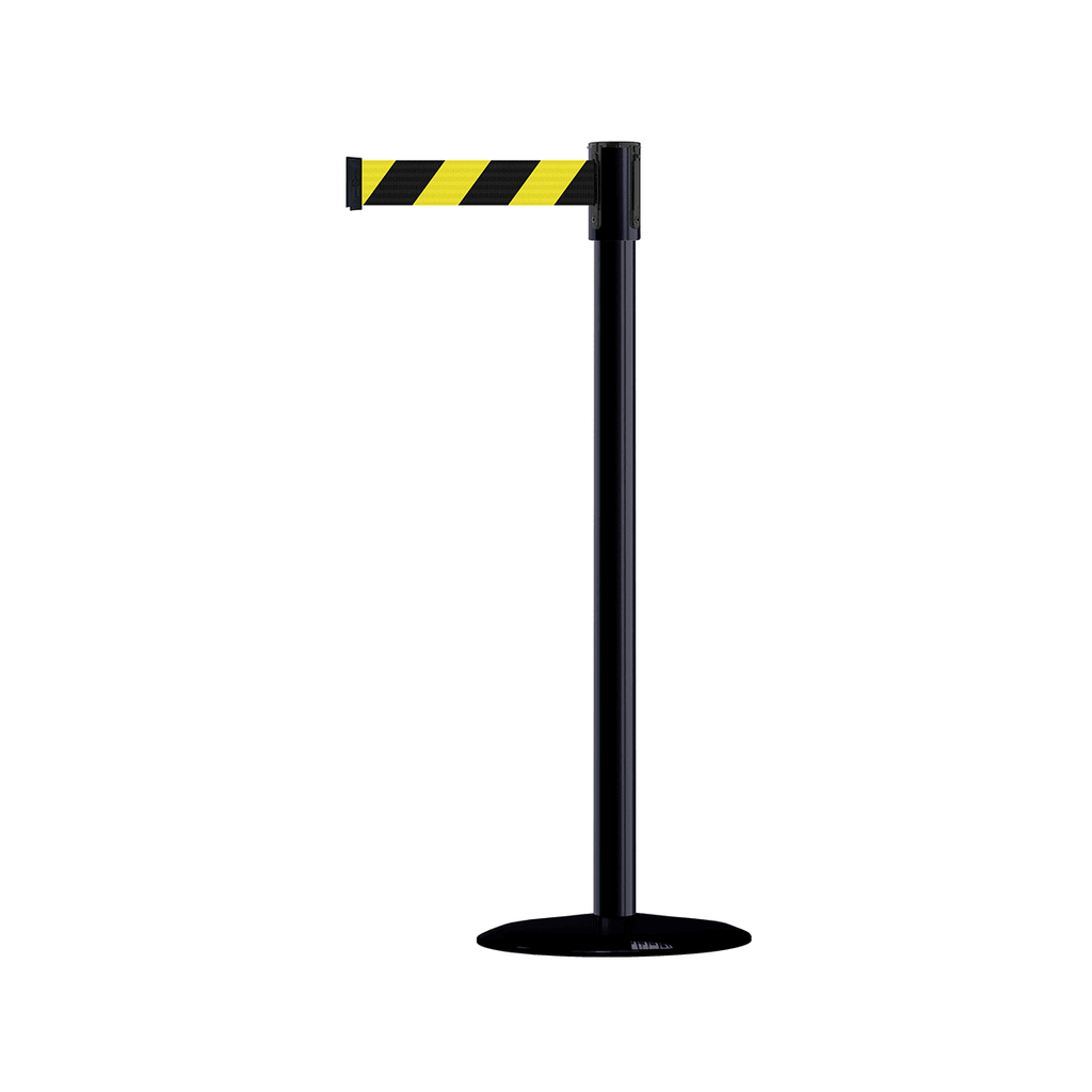 Blue Barrier Post with Belt, 7-1/2 ft. L X467903