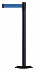 Blue Barrier Post with Belt, 7-1/2 ft. L X467903
