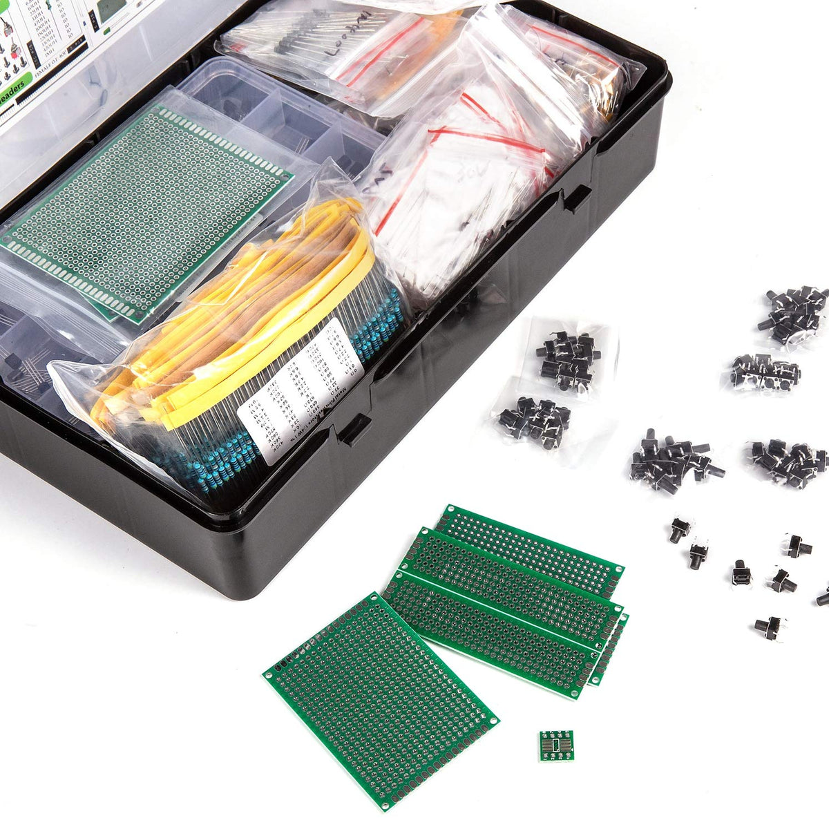 2200 pcs Electronic Component Assortment Kit J543