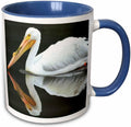 White Pelican With Mirrored Reflection Mug L313742