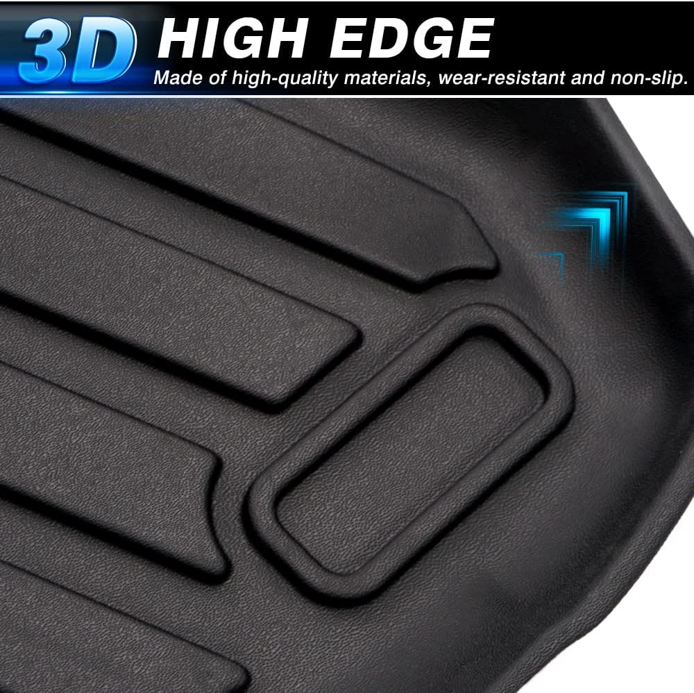 Custom Fit Cargo Liner Trunk Mat for Mazda 3 Hatchback, All Weather, Pack of 2 O5507