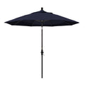 Bronze/Pacifica/Navy Blue Aluminum Market Umbrella M58590