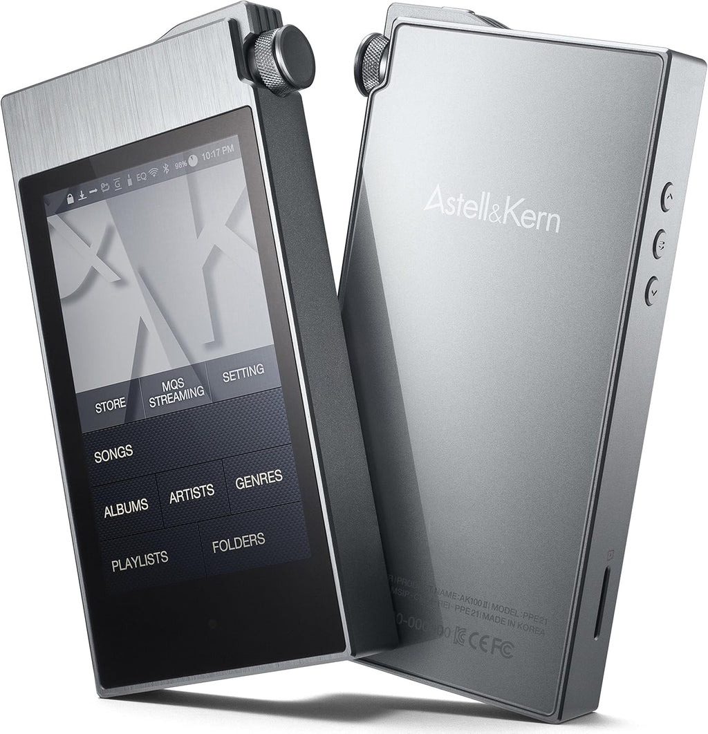 High Resolution Digital Audio Player with Wall Charger, USB Docking Station, Optical Audio Connection Kit B851558