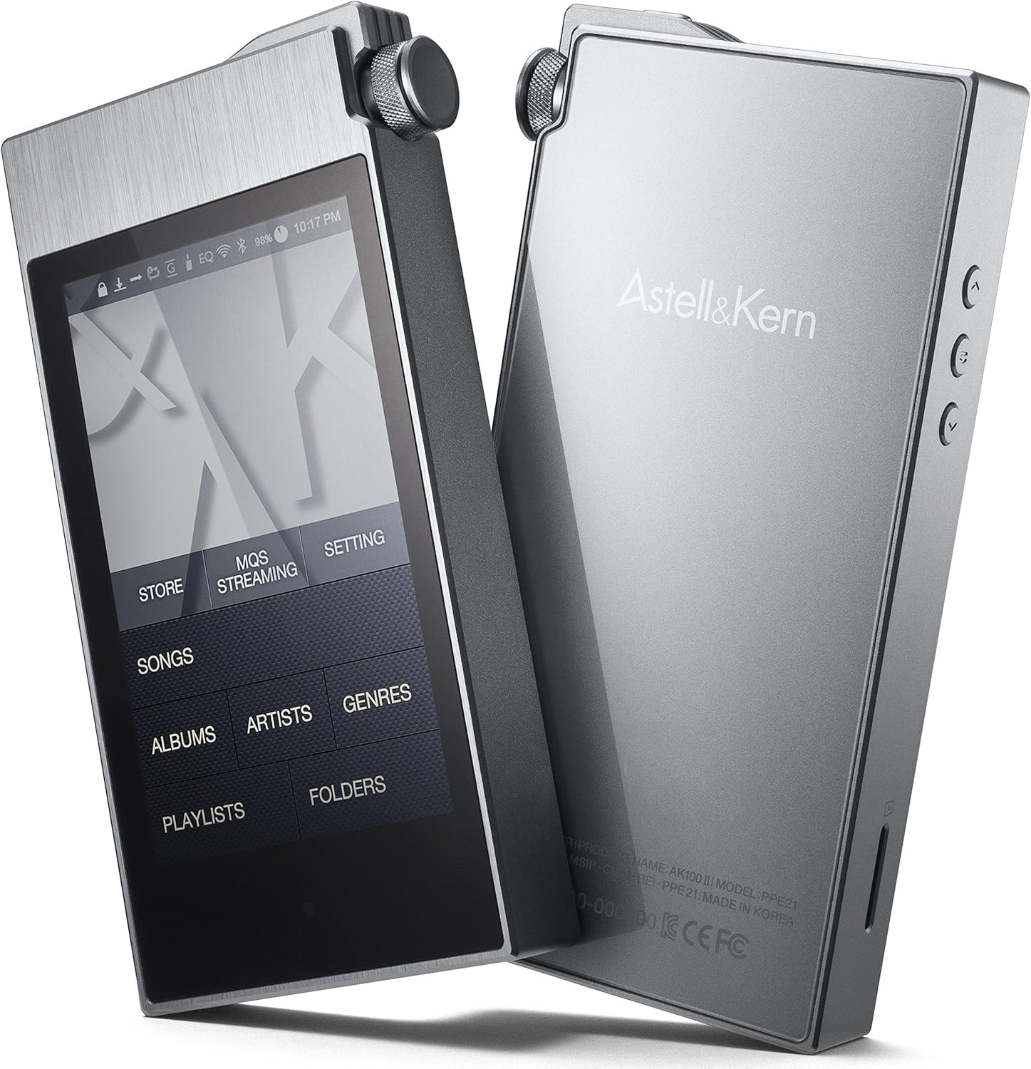 High Resolution Digital Audio Player with Wall Charger, USB Docking Station, Optical Audio Connection Kit B851558