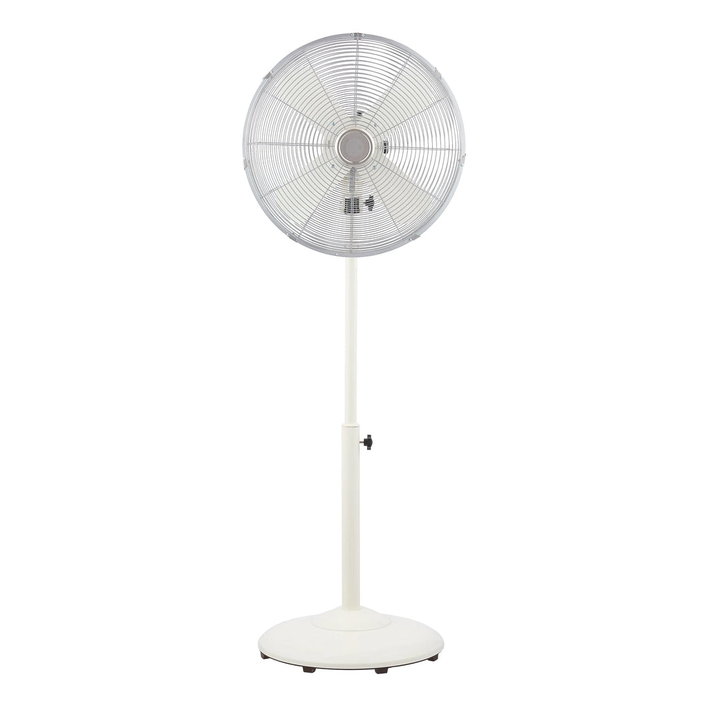 16 inch Adjustable Height Oscillating 3-Speed Metal Stand Fan in Red G835