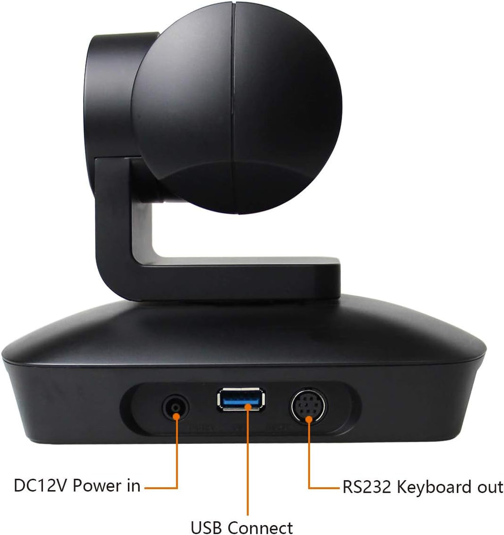 HD 1080P PTZ Conference Room Camera with 4 Microphones Array, 10X Optical Zoom V435
