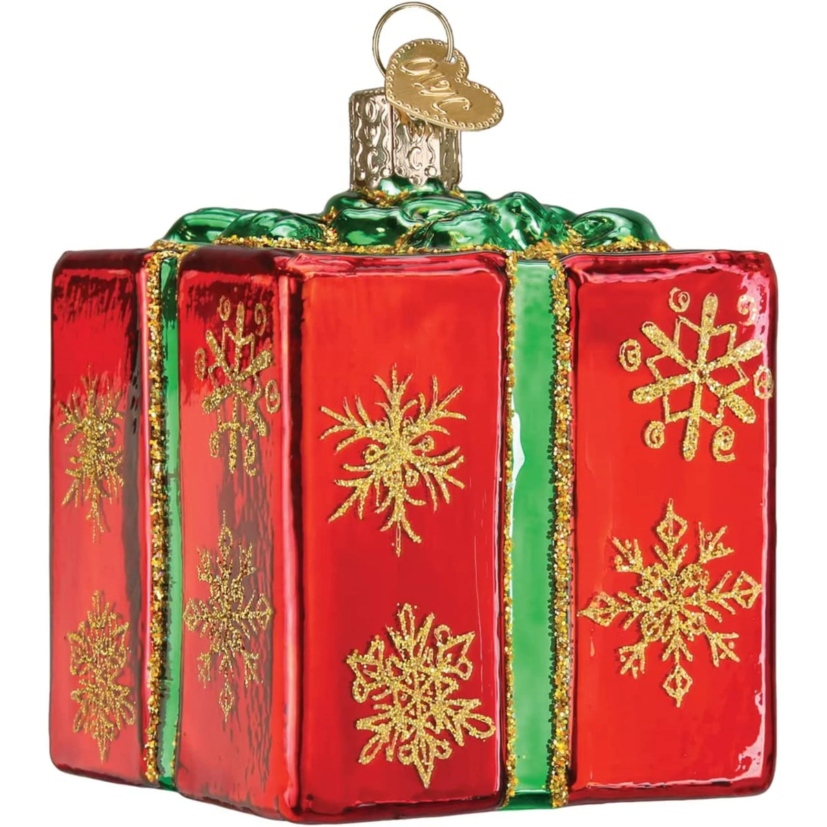 Glass Blown Ornament, 3.25" I7818