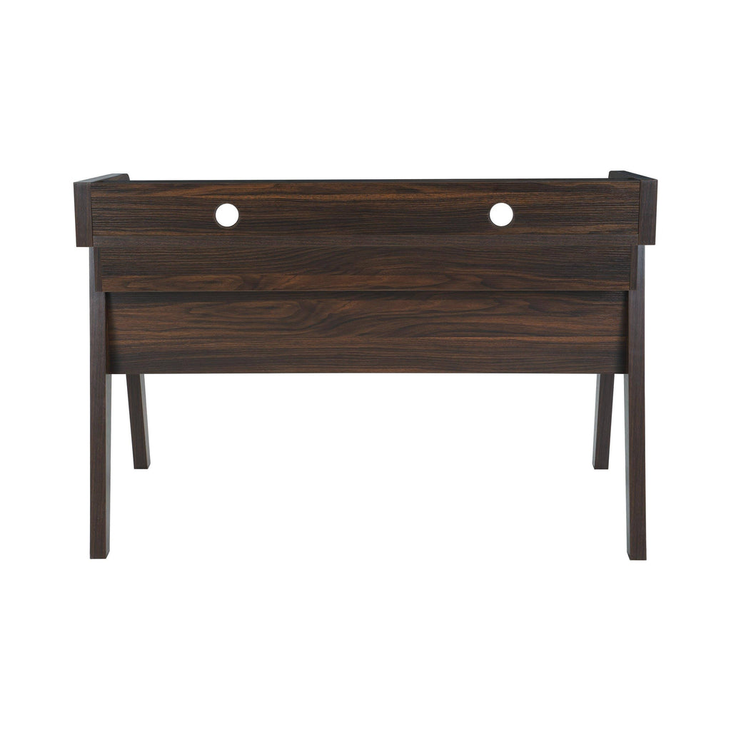 Walnut Writing Desk with Outlet Z850