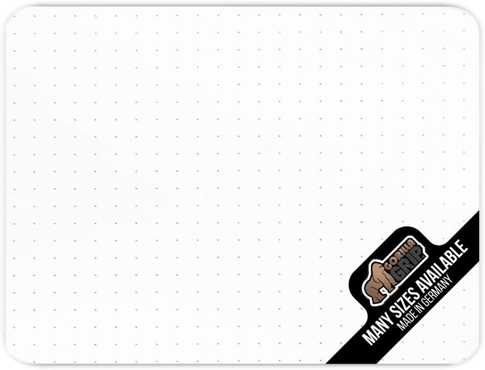 Transparent Polycarbonate Desk Chair Mat, 47x29 D237662