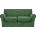 Green Patchwork Pattern Sofa Cover V439