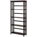 Espresso 5-Shelf Bookcase D9038