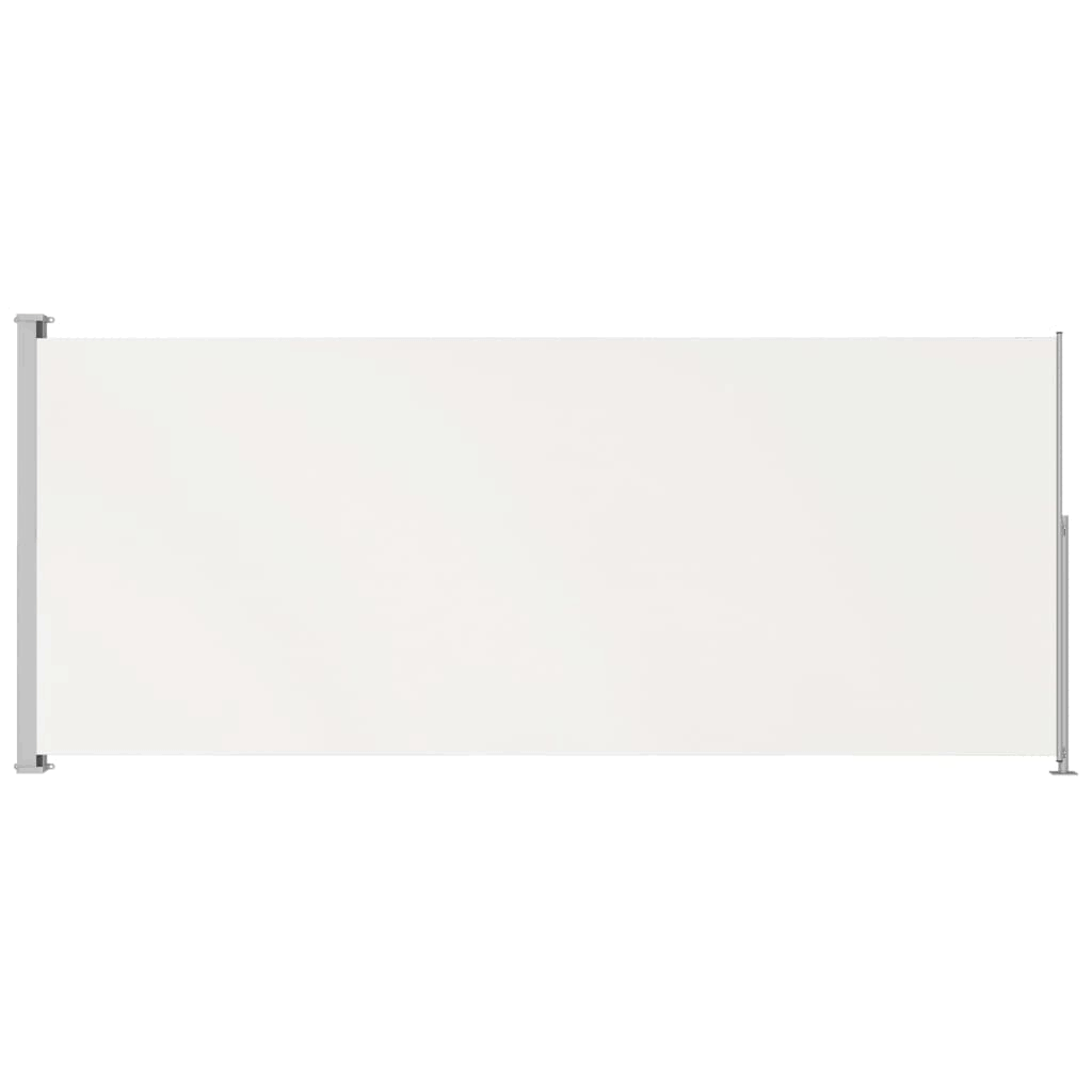 Cream Retractable Side Awning J2627