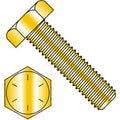 Hex Tap Bolt Grade 8 Fully Threaded Zinc Yellow, Pkg of 50 D178321