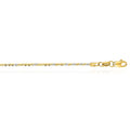 14K Gold 1.5mm Diamond-Cut Chain 16"-20" Z417