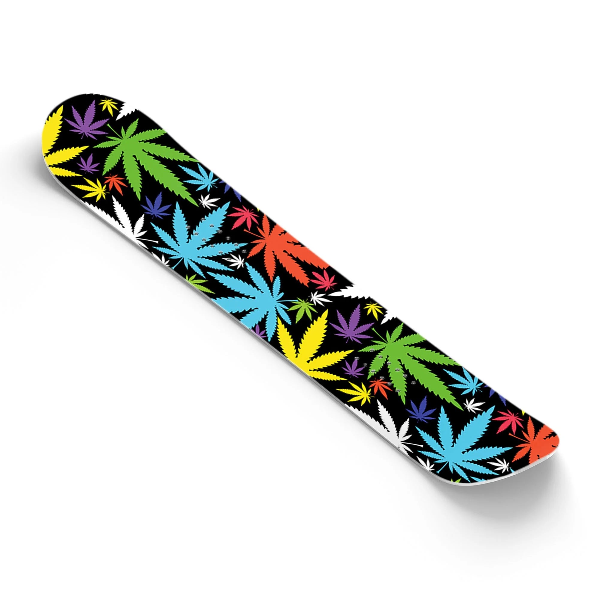 Colorful Weed Leaf Pot Collage Snowboard Wrap Sticker Skin Cover Z7082