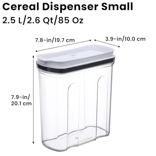 Airtight Food Storage Container Set 2PCS Plastic W695419