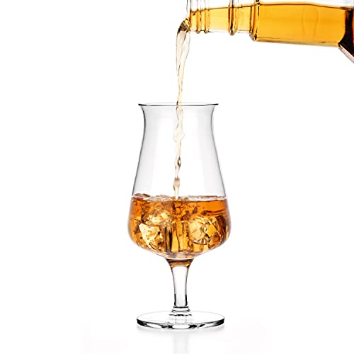 Set of 4 Crystal Glasses Snifter 8.5oz F80922