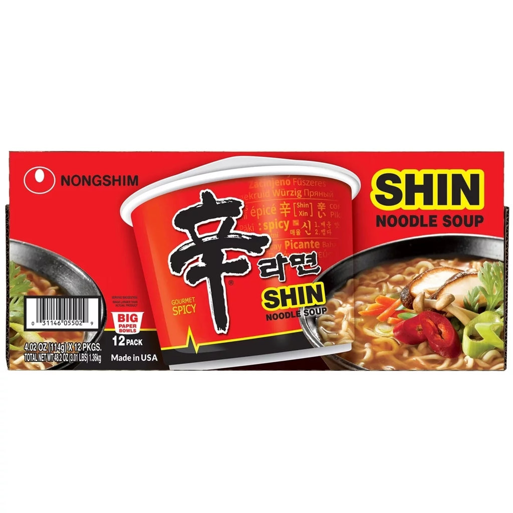 4.02 Ounce Pack of 12 Spicy Beef Ramen Noodle Soup O333365