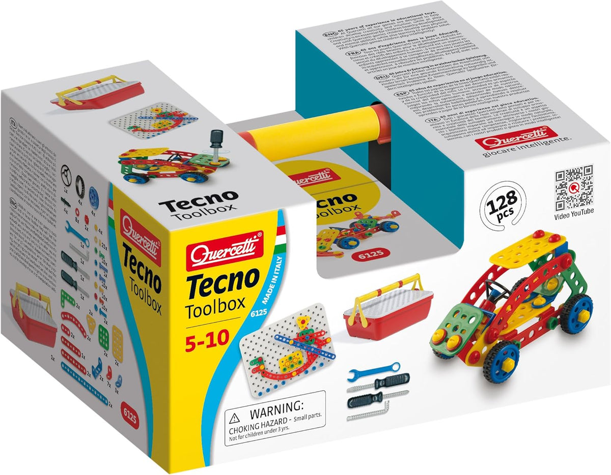 128 Pieces Construction Set with Storage Case H413