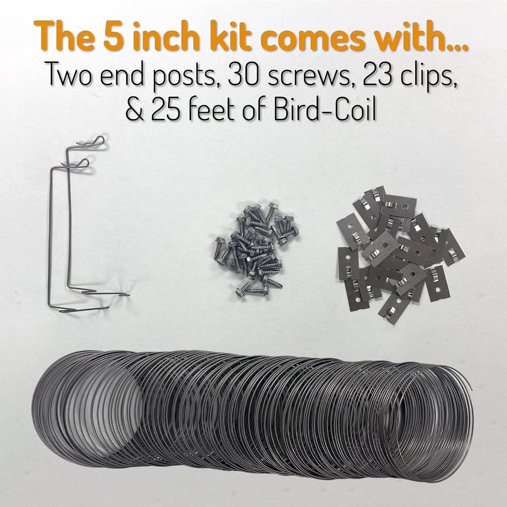 Stainless Steel Bird Deterrent Coils, Pack of 2 N739