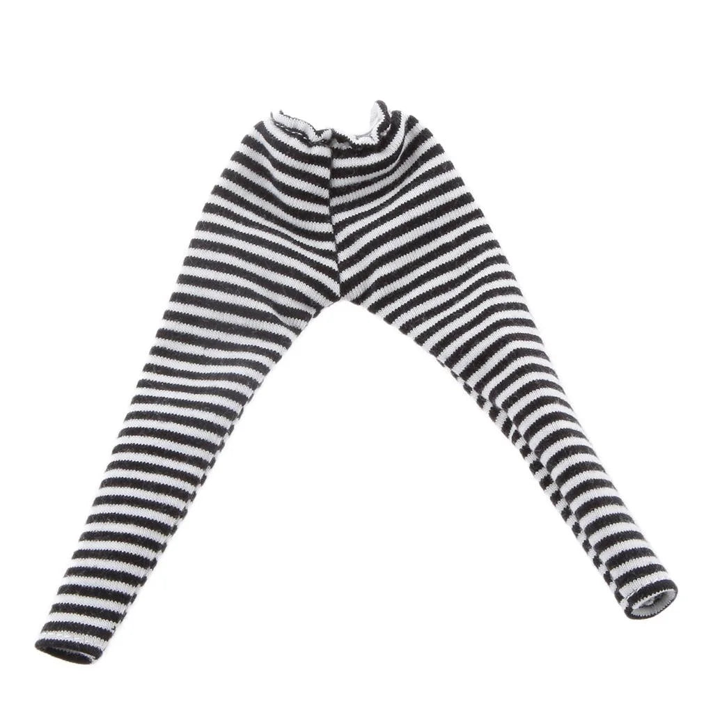 Stripe Tights Leggings for 1:6 Doll Blythe Clothes Q8307