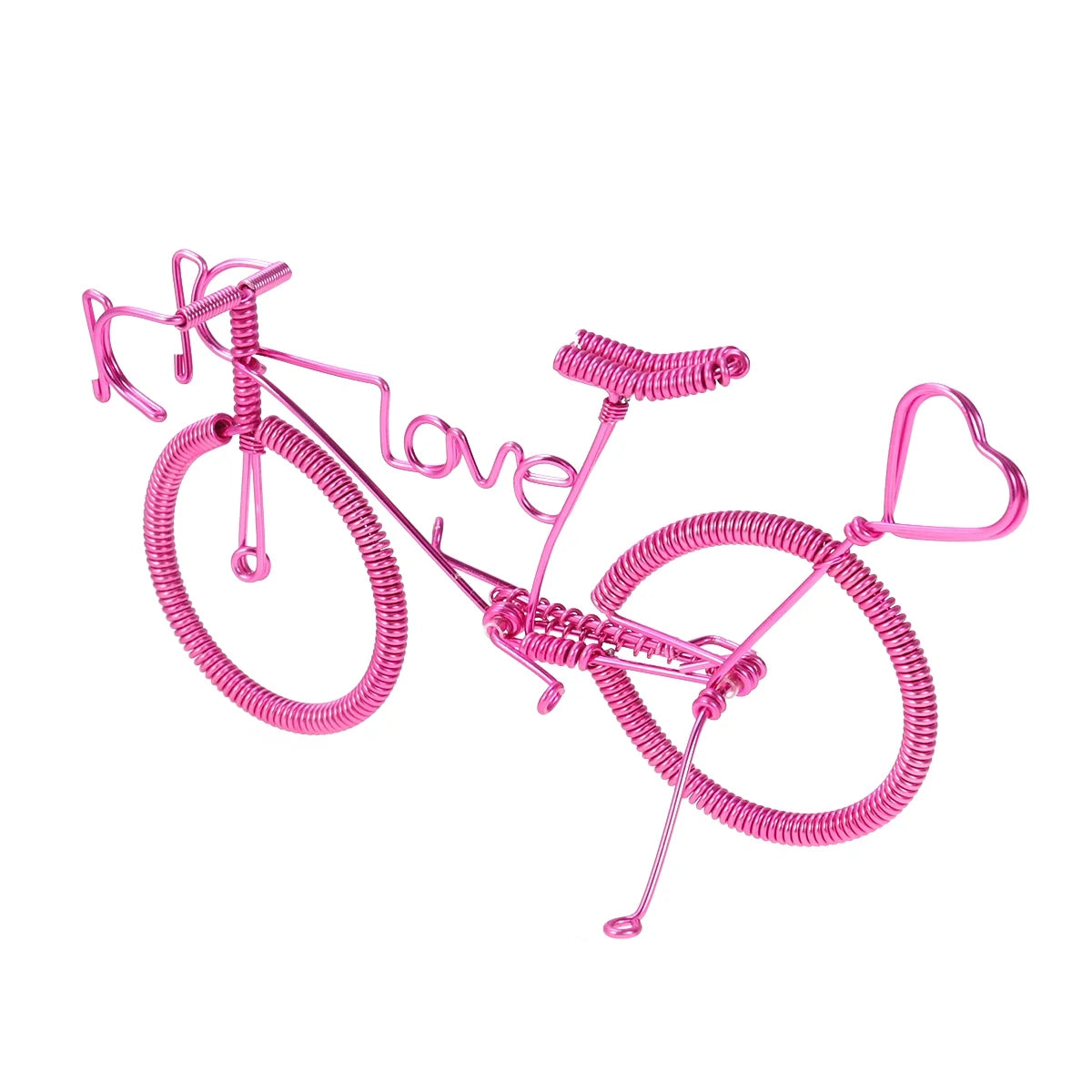 Pink Metal Figurine Home Decoration Ornaments F984014