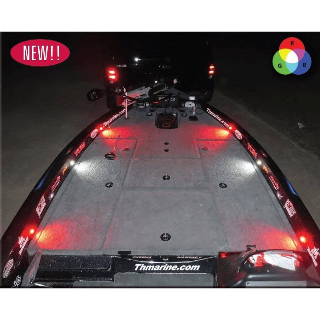 Oval Boat Light Kit - Black Amber White - Pack of 6 U3355
