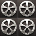 15 Inch 5 Spoke Silver Plastic Wheel Covers Set of 4 J13480