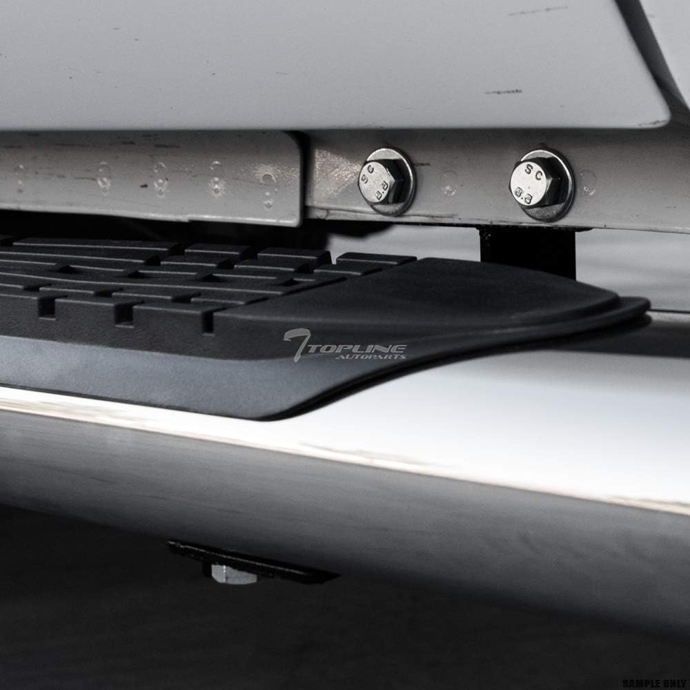 4" Oval Polished Stainless Steel Side Step Nerf Bars O9407
