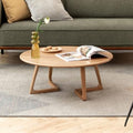 Solid Oak Wood Round Coffee Table B540554
