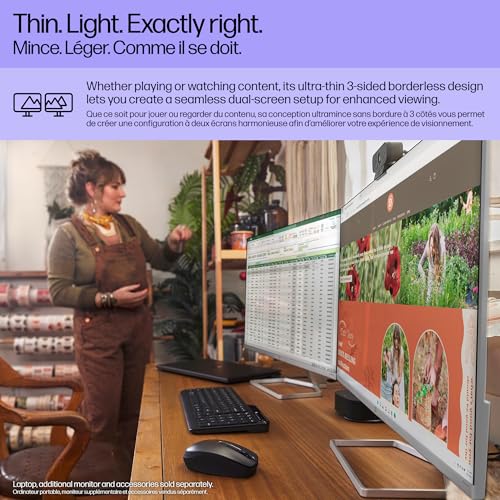 24 inch FHD IPS Monitor, 1920 x 1080, 99% sRGB, 1500:1 contrast ratio, 300 nits E36378