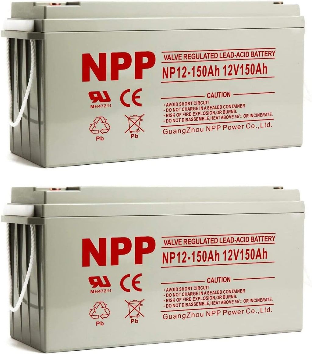 12V 150Ah AGM Deep Cycle Battery 4 Pack N962