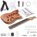 DIY Single Cut Electric Guitar Kit with Mahogany Body and Neck D6948