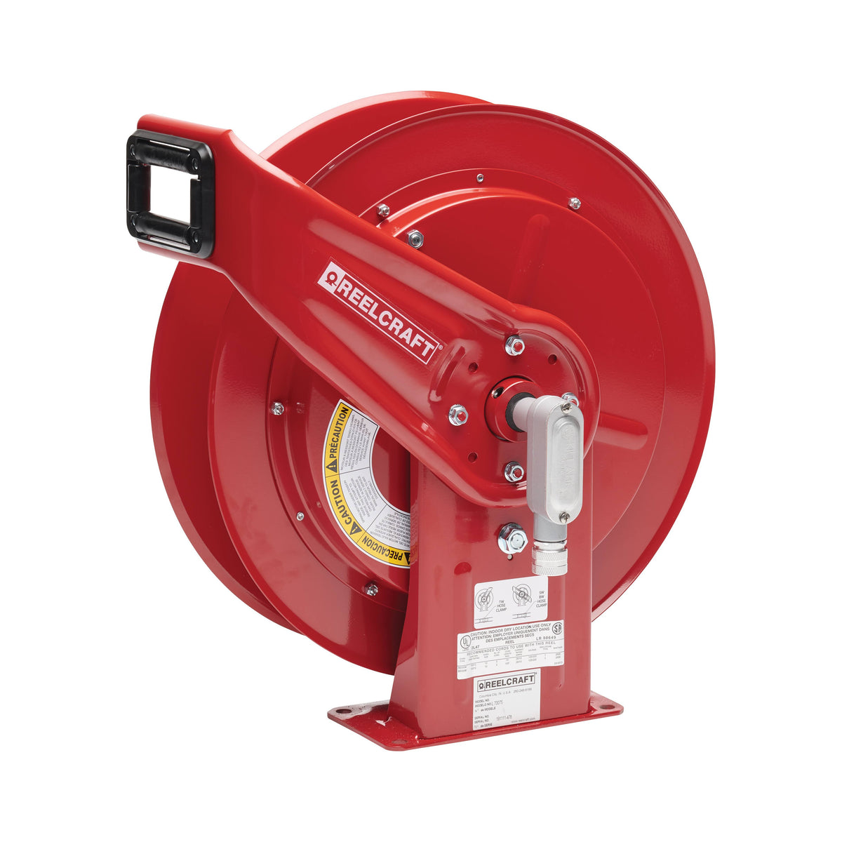 Heavy Duty Spring Retractable Bare Cord Reel R7175