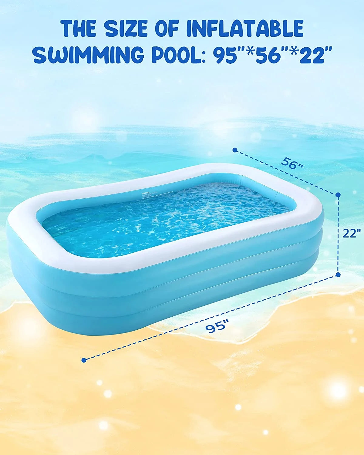 95In Inflatable Swimming Pool R908428