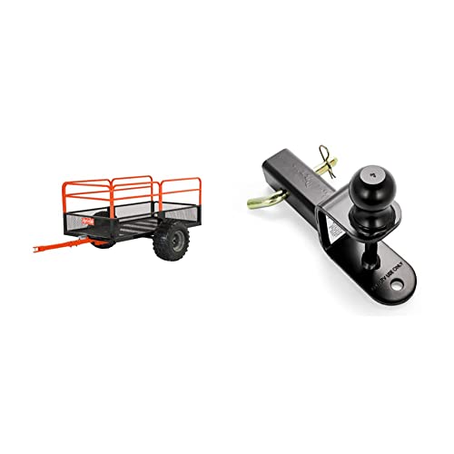 Orange Black Steel Dump Cart R611599