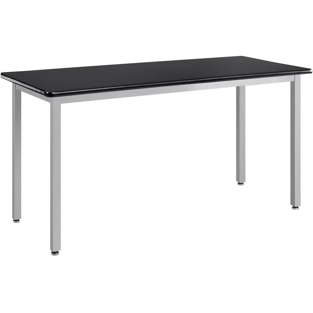 24x22 x 42x22 Fixed Height Grey Steel Lab Table with High Pressure Laminate Top T2648
